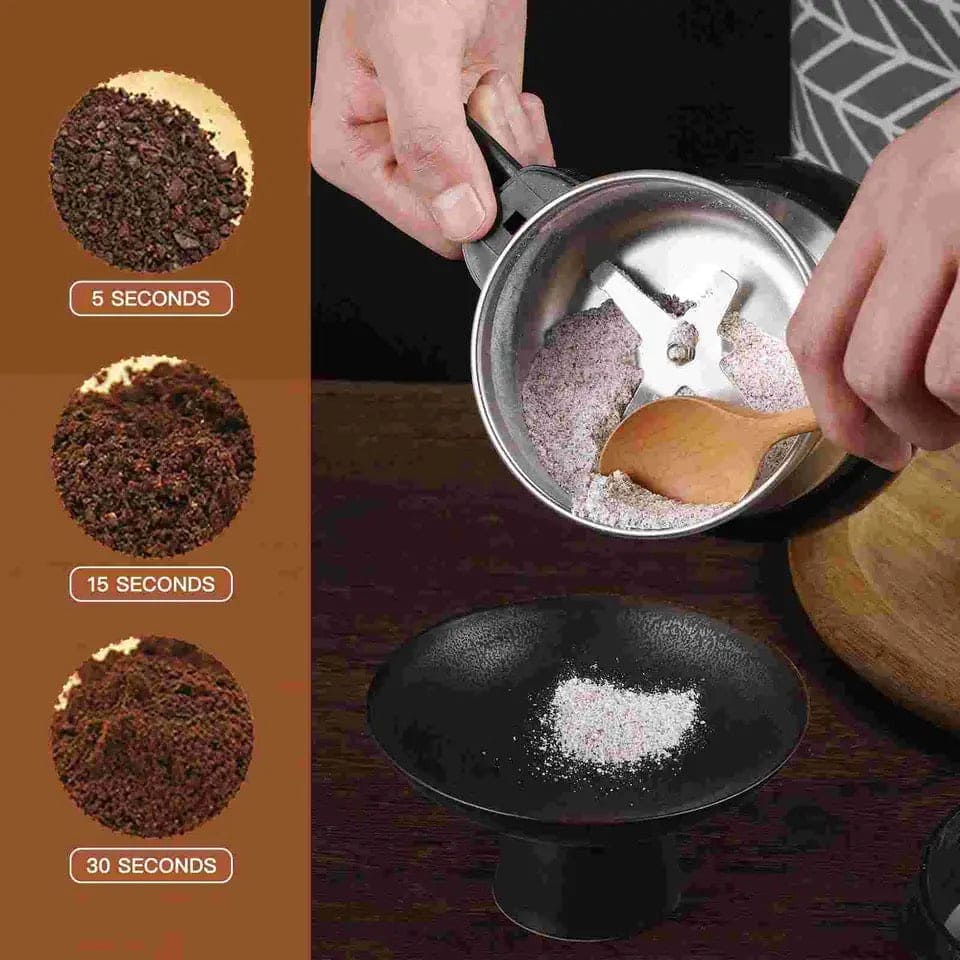 Electric Coffee Grinder, Multifunction Smash Machine, Home Food Powder Crusher, Home Cafe Grander, Multipurpose Kitchen Spices Blender, Seasonings Mill Powder Grinding Machine Tool, Low Noise Multifunction Smash Machine Electric Coffee Grinder, Multifunction Smash Machine, Home Food Powder Crusher, Home Cafe Grander, Multipurpose Kitchen Spices Blender, Seasonings Mill Powder Grinding Machine Tool, Low Noise Multifunction Smash Machine